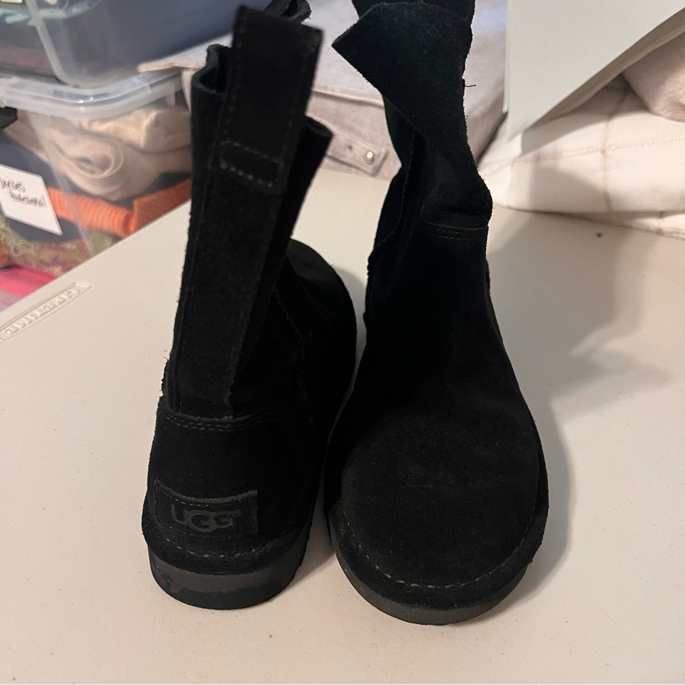 UGG Classic Black Suede Footwear